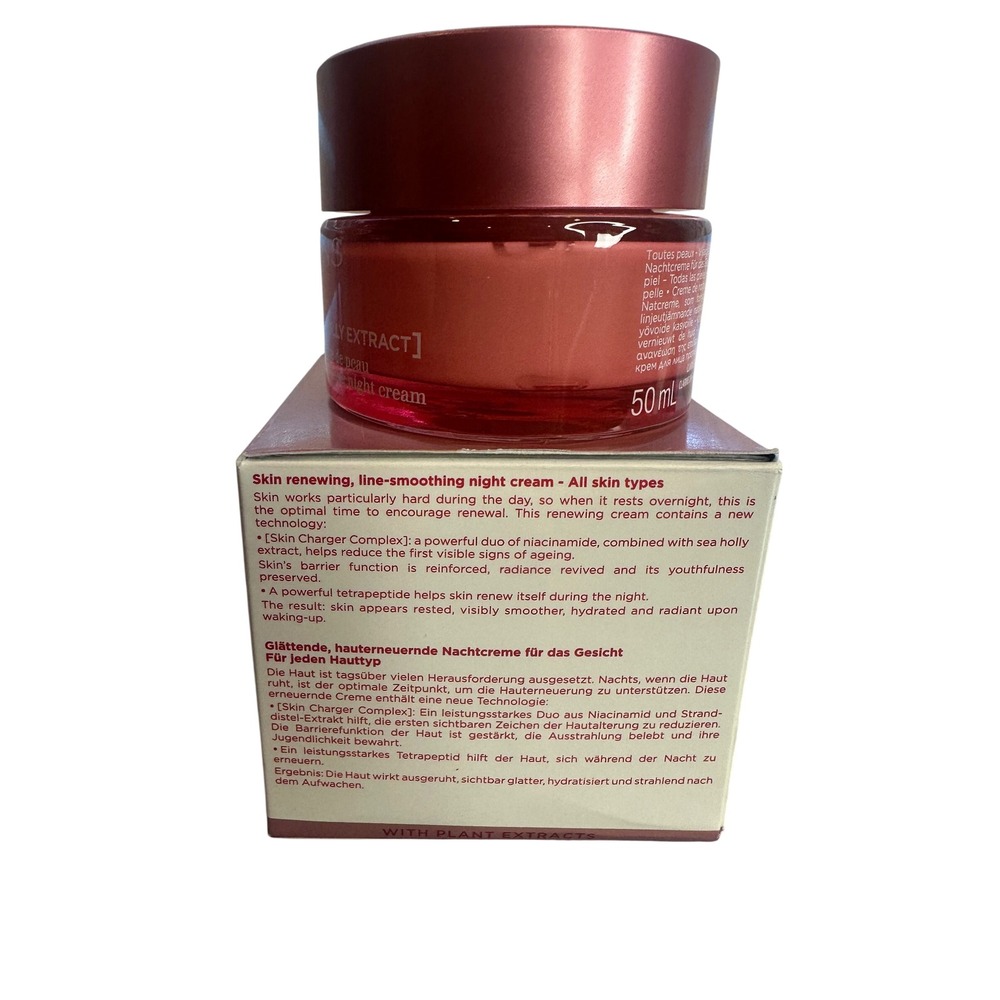 Clarins Multi-Active Nuit Niacinamide Sea Holly Night Cream 50ml 1.7oz New Box - Picture 2 of 6